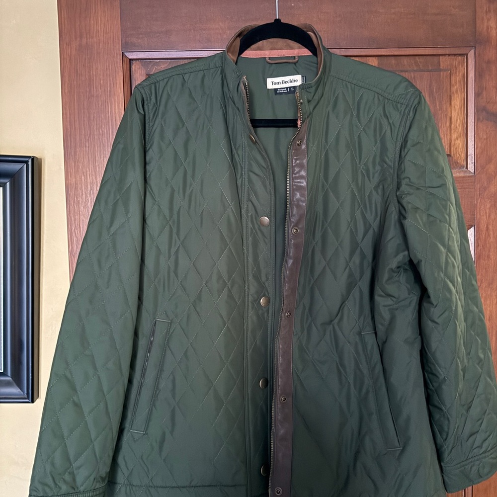 Tom Beckbe Women's Green Quilted Utility Jacket